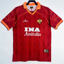 99-00 AS Roma home Retro Jersey Thailand Quality