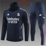 Young 22-23 Real Madrid (royal blue) Sweater tracksuit set