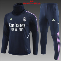 Young 22-23 Real Madrid (royal blue) Sweater tracksuit set