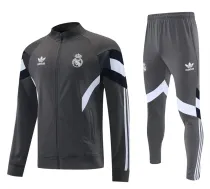 25-26 Real Madrid (grey) Jacket Adult Sweater tracksuit set