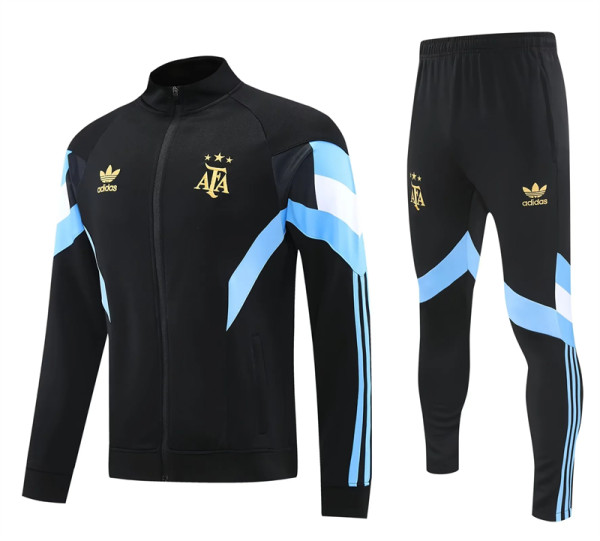 2025 Argentina (black) Jacket Adult Sweater tracksuit set