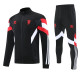 25-26 Manchester United (black) Jacket Adult Sweater tracksuit set