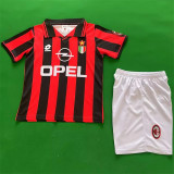 Kids kit 96-97 AC Milan home (Retro Jersey) Thailand Quality