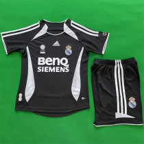 Kids kit 06-07 Real Madrid Third Away (Retro Jersey) Thailand Quality