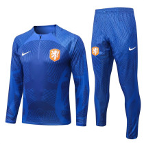 22-23 Netherlands (blue) Adult Sweater tracksuit set Training Suit