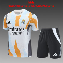 Kids kit 24-25 Real Madrid (Training clothes) Thailand Quality