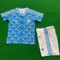 Kids kit 1998 Netherlands Away (Retro Jersey) Thailand Quality