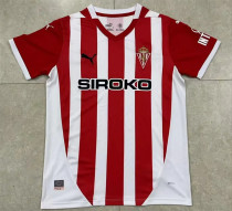 24-25 Sporting Gijón home Fans Version Thailand Quality