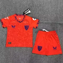 Kids kit 24-25 Sevilla FC Away Thailand Quality