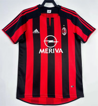 03-04 AC Milan home Retro Jersey Thailand Quality