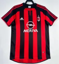 03-04 AC Milan home Retro Jersey Thailand Quality