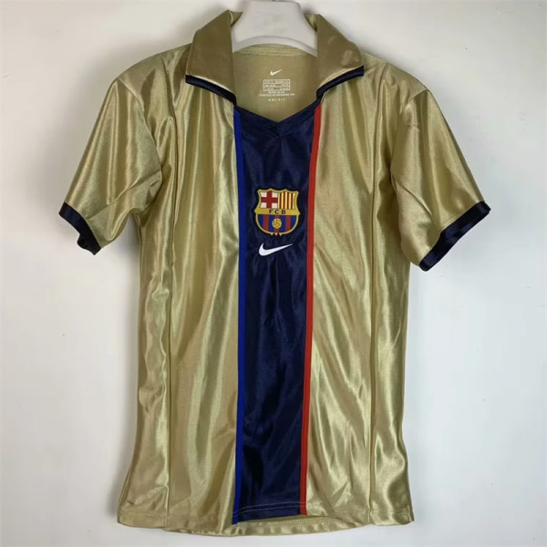 01-02 FC Barcelona Away Retro Jersey Thailand Quality