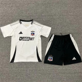 Kids kit 25-26 Social y Deportivo Colo-Colo home Thailand Quality