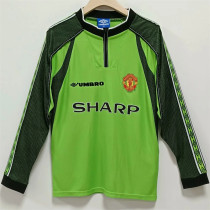 Long sleeve 98-00 Manchester United (Goalkeeper) Retro Jersey Thailand Quality
