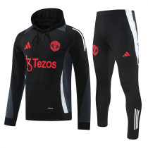 24-25 Manchester United Hoodie Sweatshirt Set Soccer Jacket