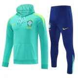 24-25 Brazil Hoodie Sweatshirt Set Soccer Jacket