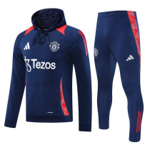24-25 Manchester United Hoodie Sweatshirt Set Soccer Jacket