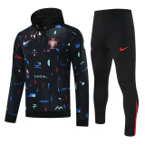 24-25 Portugal Hoodie Sweatshirt Set Soccer Jacket