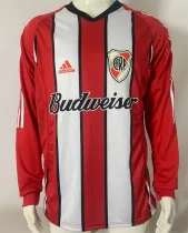 Long sleeve 03-04 CA River Plate Away Retro Jersey Thailand Quality