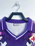 Long sleeve 92-93 Fiorentina Away Retro Jersey Thailand Quality
