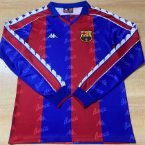 Long sleeve 92-95 FC Barcelona home Retro Jersey Thailand Quality