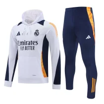 24-25 Real Madrid Hoodie Sweatshirt Set Soccer Jacket
