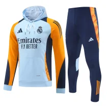 24-25 Real Madrid Hoodie Sweatshirt Set Soccer Jacket