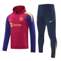 24-25 Barcelona Hoodie Sweatshirt Set Soccer Jacket