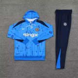 24-25 Chelsea Hoodie Sweatshirt Set Soccer Jacket