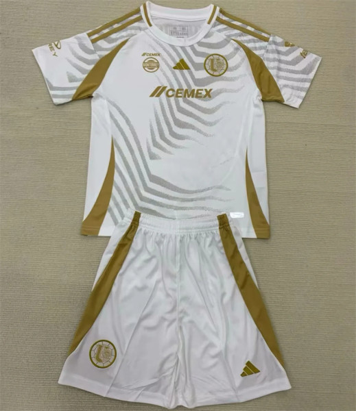 Kids kit 24-25 Tigres UANL Third Away Thailand Quality