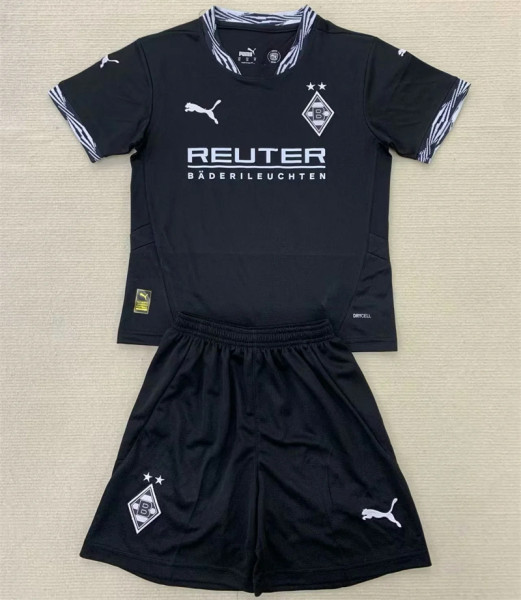 Kids kit 24-25  VfL Borussia Mönchengladbach Third Away Thailand Quality