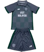 24-25 Cardiff City FC Away Set.Jersey & Short High Quality
