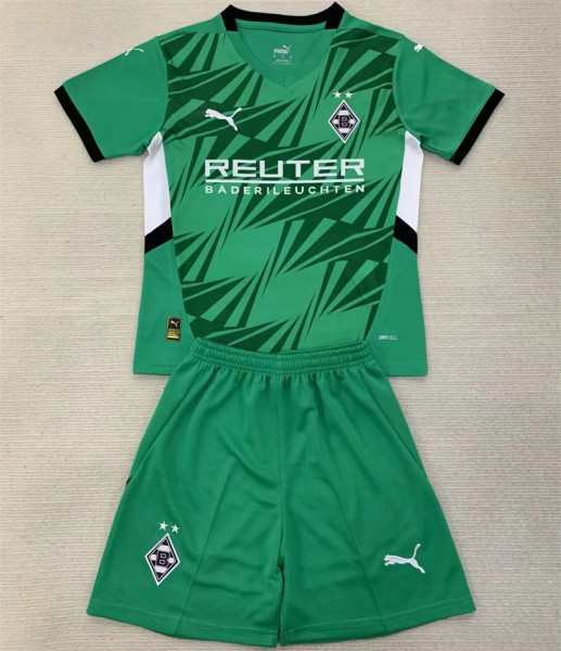 Kids kit 24-25  VfL Borussia Mönchengladbach Away Thailand Quality