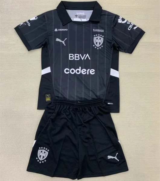 Kids kit 24-25 CF Monterrey Third Away Thailand Quality
