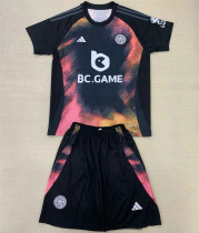 24-25 Leicester City Away Set.Jersey & Short High Quality