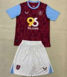 24-25 Burnley F.C. home Set.Jersey & Short High Quality