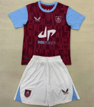 Kids kit 24-25 Burnley F.C. home Thailand Quality
