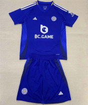 24-25 Leicester City home Set.Jersey & Short High Quality