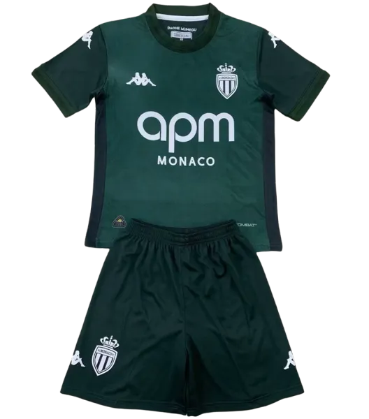24-25 AS Monaco FC Away Set.Jersey & Short High Quality