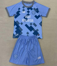 Kids kit 24-25 Cardiff City FC Third Away Thailand Quality