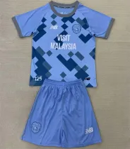 Kids kit 24-25 Cardiff City FC Third Away Thailand Quality