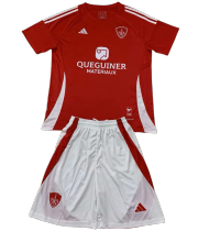 24-25 Stade Brestois home Set.Jersey & Short High Quality