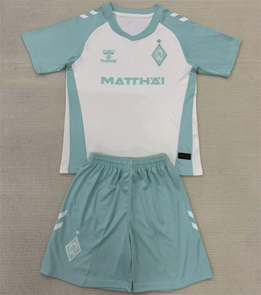 Kids kit 24-25 Werder Bremen Away Thailand Quality