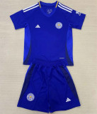 Kids kit 24-25 Leicester City home Thailand Quality