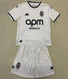 Kids kit 24-25 AS Monaco FC Third Away Thailand Quality