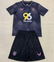 24-25 Burnley F.C. Away Set.Jersey & Short High Quality