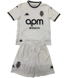 24-25 AS Monaco FC Third Away Set.Jersey & Short High Quality