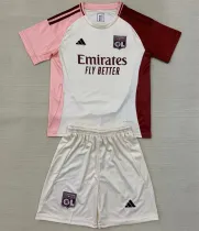 Kids kit 24-25 Olympique Lyonnais Third Away Thailand Quality