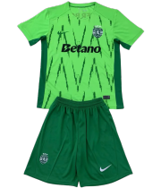 24-25 Sporting Lisbon Third Away Set.Jersey & Short High Quality