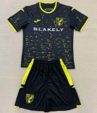 24-25 Norwich City Away Set.Jersey & Short High Quality